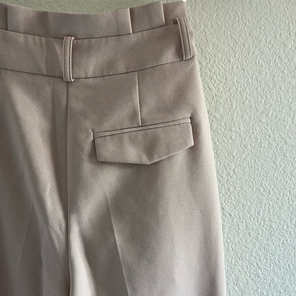 TOPSHOP | Emilie Paperbag Waist Tapered High Waist Trousers | Size 4 - Picture 8 of 11